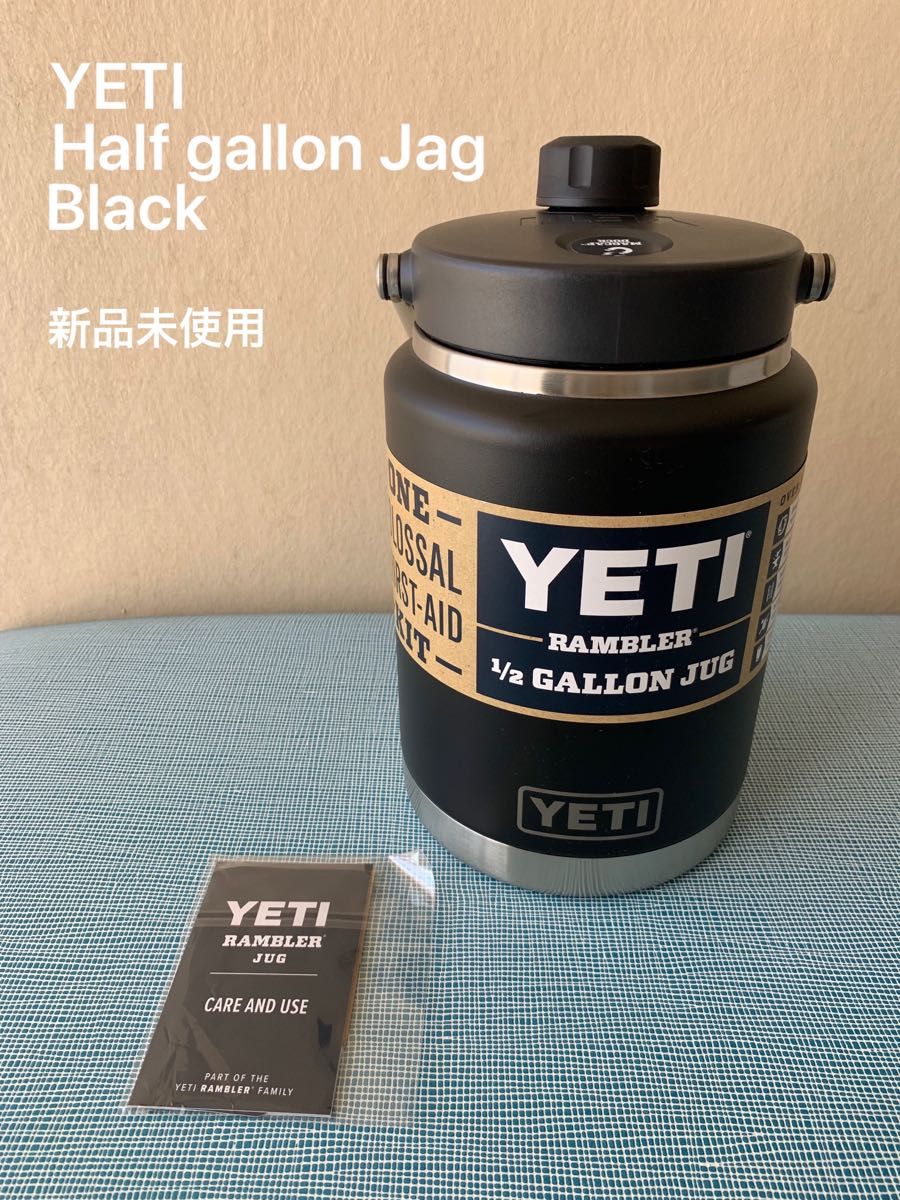 YETI イエティ ランブラー ワンガロン ジャグ （ブラック）＊海外正規品-