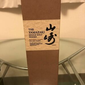 SUNTORY サントリー シングルモルト ウイスキー 山崎 バーボンバレル 700ml 未開封 箱に一部汚れ有り