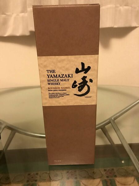 SUNTORY サントリー シングルモルト ウイスキー 山崎 バーボンバレル 700ml 未開封 箱に一部汚れ有り