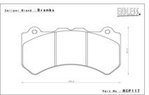 エンドレス ブレーキパッド MX72 フロント GT-R R35 H19/12～_画像2