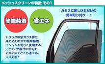 GET-PRO ゲットプロ 網戸 メッシュスクリーン フロント左右セット トヨエース H23.7～ 標準車のみ_画像2