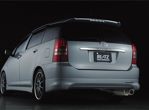 BLITZ ブリッツ マフラー ニュルスペック WX ウィッシュ UA-ZNE10G H15.1～H21.4 1ZZ-FE FF オプションバンパー装着車 66001