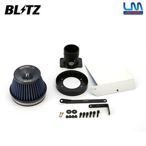 BLITZ ブリッツ サスパワー コアタイプLM ブルー エアクリーナー レクサス SC430 UZZ40 H17.8～ 3UZ-FE