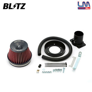 BLITZ ブリッツ サスパワー コアタイプLM レッド エアクリーナー アルファード ANH10W ANH15W H14.5～H20.5 2AZ-FE