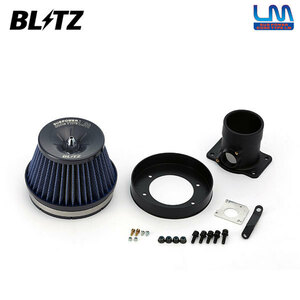 BLITZ ブリッツ サスパワー コアタイプLM ブルー エアクリーナー レクサス GS350 GRS191 GRS196 H17.8～H20.10 2GR-FSE