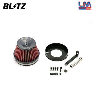 BLITZ ブリッツ サスパワー コアタイプLM レッド エアクリーナー 180SX RPS13 H3.1～ SR20DET