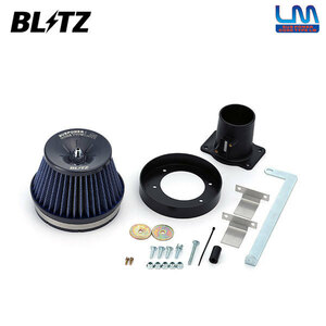 BLITZ ブリッツ サスパワー コアタイプLM ブルー エアクリーナー セレナ C25 NC25 H17.5～ MR20DE
