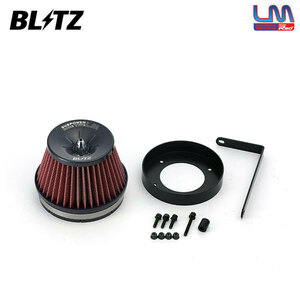 BLITZ ブリッツ サスパワー コアタイプLM レッド エアクリーナー インプレッサ GC8 H8.9～H12.8 EJ20K/EJ207 ターボ 280PS車専用