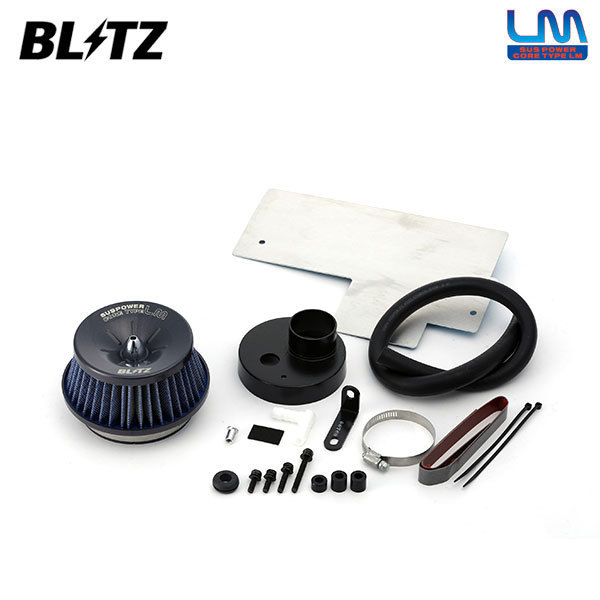 BLITZ Blitz Sus Power core type LM голубой воздухоочиститель N-ONE JG1 JG2 H23.12~H29.12 S07A турбо 