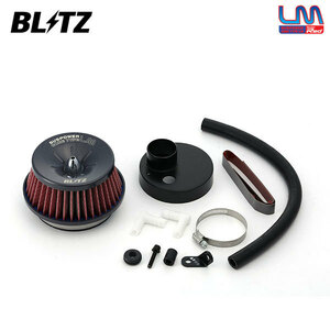 BLITZ ブリッツ サスパワー コアタイプLM レッド エアクリーナー ハスラー MR31S MR41S H26.1～R2.1 R06A ターボ 2WD/4WD