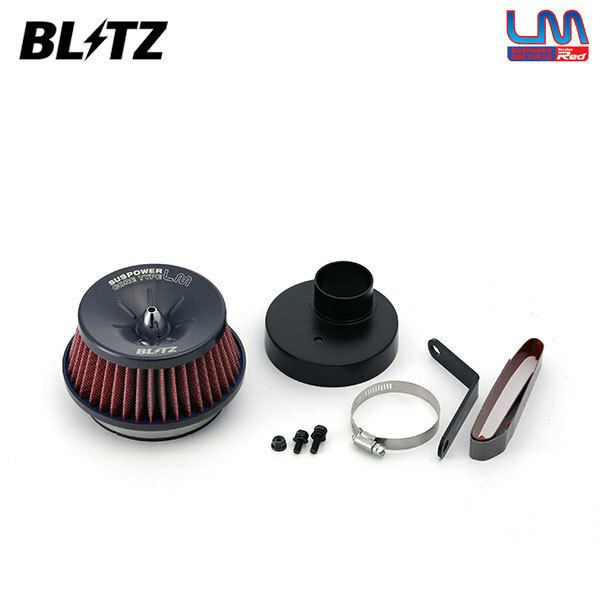 BLITZ ブリッツ サスパワー コアタイプLM レッド エアクリーナー キャストスポーツ LA250S LA260S H27.10～ KF ターボ