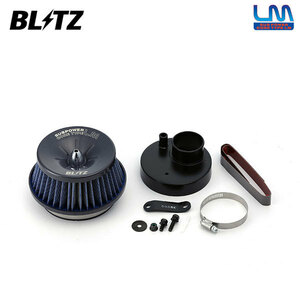 BLITZ ブリッツ サスパワー コアタイプLM ブルー エアクリーナー ワゴンR MC21S H10.10～H12.12 K6A NA/ターボ