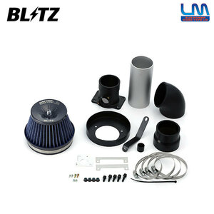 BLITZ ブリッツ サスパワー コアタイプLM ブルー エアクリーナー インプレッサ GRF H21.2～ EJ25 WRX STI Aライン