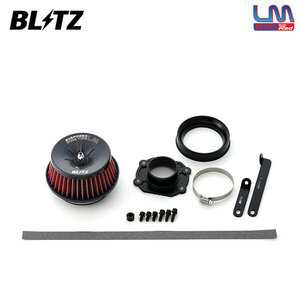 BLITZ ブリッツ サスパワー コアタイプLM レッド エアクリーナー トールカスタム M900S H28.11～R2.9 1KR-VET