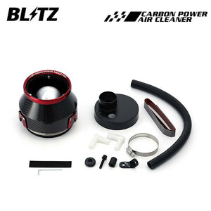 BLITZ ブリッツ カーボンパワーエアクリーナー ワゴンRスティングレー MH34S MH44S H24.9～H29.2 R06A ターボ 2WD/4WD