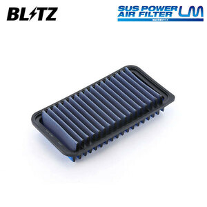 BLITZ ブリッツ サスパワー エアフィルター LM ST-43B アイシス ANM10G H16.9～H21.9 1AZ-FSE FF 17801-22020