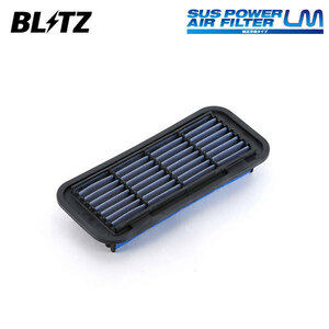 BLITZ ブリッツ サスパワー エアフィルター LM ST-48B ヴィッツ SCP90 H17.2～H22.12 2SZ-FE FF 17801-23030