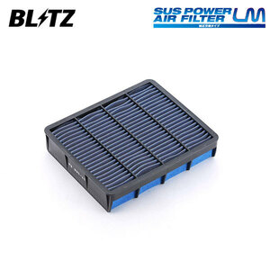 BLITZ ブリッツ サスパワー エアフィルター LM ST-36B ランドクルーザープラド VZJ90W H8.5～H14.10 5VZ-FE 4WD 17801-46060/17801-70040