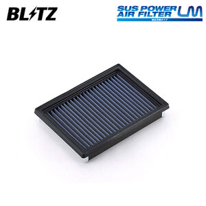 BLITZ ブリッツ サスパワー エアフィルター LM SN-230B ノート E12 H24.9～R2.12 HR12DE NA FF AY120-NS058