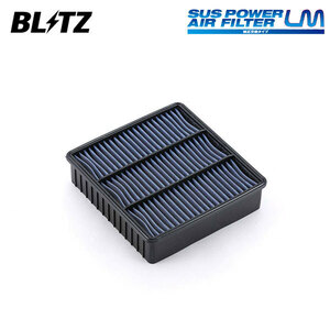 BLITZ ブリッツ サスパワー エアフィルター LM SM-51B ランサーエボリューション4 CN9A H8.8～H10.1 4G63 4WD MR188657/MR481794/MR552951