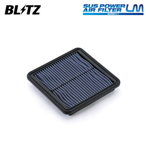 BLITZ ブリッツ サスパワー エアフィルター LM SF-48B レガシィB4 BLE H15.6～H21.5 EZ30 4WD 16546-AA120/16546-AA090