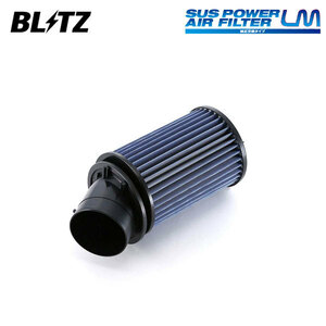 BLITZ ブリッツ サスパワー エアフィルター LM SH-71B インテグラ DB8 H7.10～H13.7 B18C FF タイプR 17220-P72-000/17220-P73-000