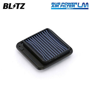 BLITZ ブリッツ サスパワー エアフィルター LM SS-25B ワゴンRスティングレー MH23S H20.9～H24.9 K6A ターボ 13780-58J50