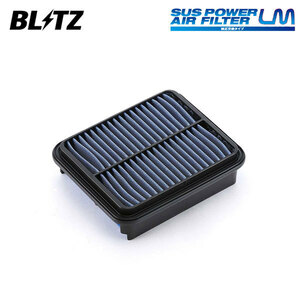 BLITZ ブリッツ サスパワー エアフィルター LM SS-22B ムーヴ L900S H10.10～H14.10 EF-DET ターボ FF 17801-87219