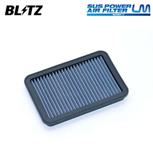 BLITZ ブリッツ サスパワー エアフィルター LM WM-58B デリカD:5 CV1W H31.2～ 4N14 4WD アーバンギア 1500A286