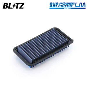 BLITZ ブリッツ サスパワー エアフィルター LM ST-43B アイシス ZNM10W H16.9～H21.9 1ZZ-FE FF 17801-22020