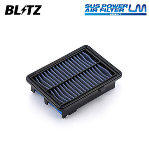 BLITZ ブリッツ サスパワー エアフィルター LM SH-697B グレイス GM6 H29.7～ L15B FF 17220-5R0-008