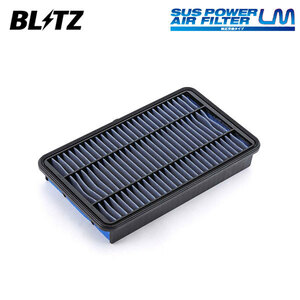 BLITZ ブリッツ サスパワー エアフィルター LM ST-160B ハイエースバン KDH206K H19.8～ 1KD-FTV 4WD 17801-30060