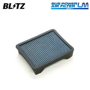 BLITZ ブリッツ サスパワー エアフィルター LM WT-164B ハイエースバン TRH211K H27.1～ 2TR-FE FR 17801-30070