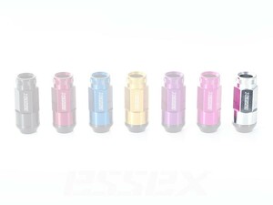 CRS ESSEX 2ピースシェルナット用 アルミシェル ミドル/ローレット 単品 シルバー