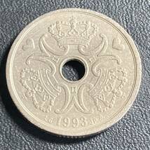 【d009】古銭外国銭 デンマーク 可愛いハートの2クローネコイン 1993年(^^)_画像2