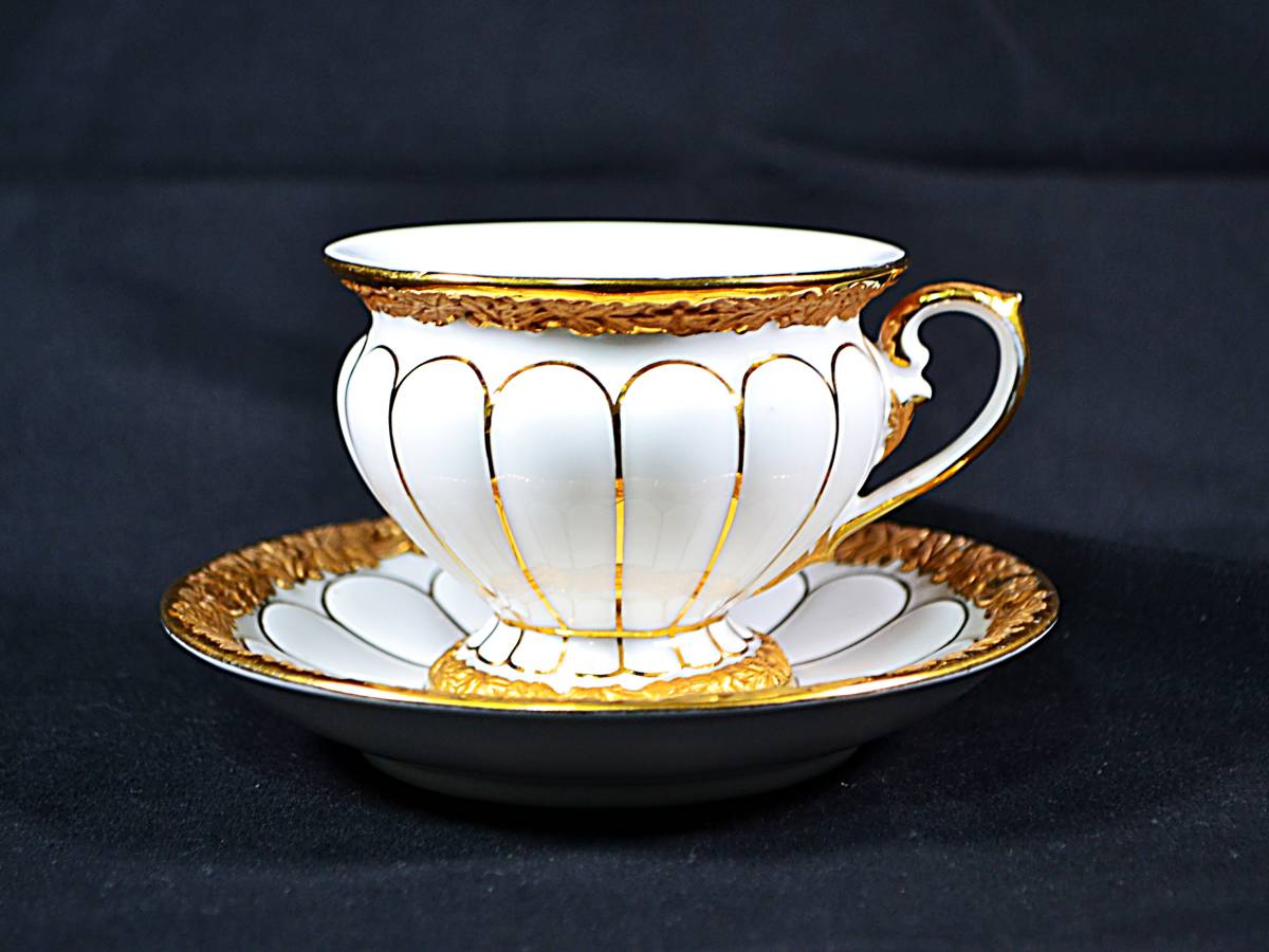 MEISSEN マイセン 年頃 フラワーブーケ 五つ花 金彩