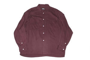 80*S OLD STUSSY RAYON OPEN COLLAR SHIRT Old Stussy искусственный шелк рубашка 