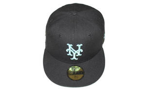 NEW ERA NEW YORK METS BLACK SIZE 7 3/8 海外限定カラー