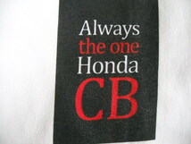 ★数量限定 ホンダ正規品 CB750F CB750 RC04（ FZ FA FB FC ）Tシャツ 空冷750cc ウイングエンブレム& Always the one Honda CB サイズM★_画像7