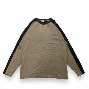 コロンビア Tシャツ 長袖 ベージュ Columbia 古着 メンズ XL アウトドア マルチカラー