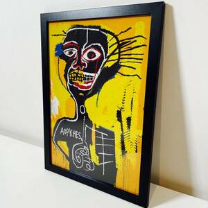 【黒額付きポスター】バスキア11 Basquiat(新品)