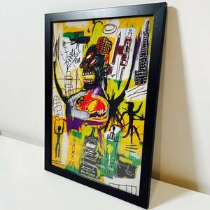 【黒額付きポスター】バスキア12 Basquiat(新品)