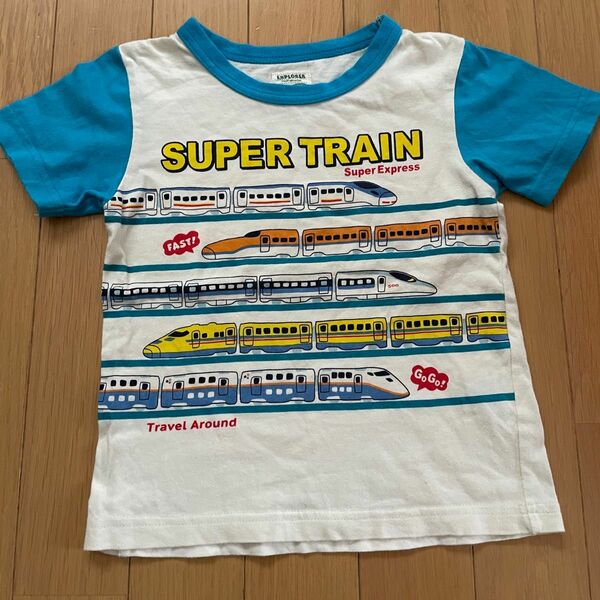 マザウェイズ電車半袖Tシャツ104