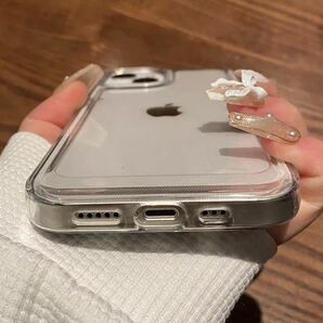 【強化ガラスプレゼント】iPhone12miniケース iPhone12mini ケース シンプル クリアケース 高透明率 耐衝撃 強化ガラス お揃いの画像5