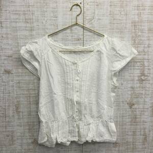 M48*one after another NICE CLAUPl Nice Claup short sleeves blouse shirt F size lady's old clothes 
