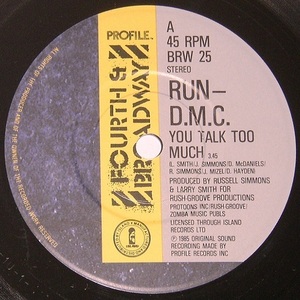 RAP 45★RUN D.M.C./ YOU TALK TOO MUCH / DARYLL & JOE / MURO / KOCO / NORI / 7インチ / 