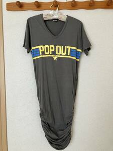 RODEO CROWNS ロデオクラウンズ Tシャツ ワンピース サイズS 150-160cｍ☆RCWBコットン系KIDSキッズにも
