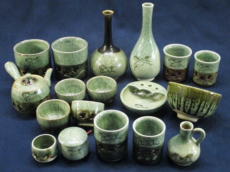 ヤフオク! -「相馬焼 花瓶」の落札相場・落札価格