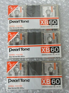 Pearl Tone XB60 マイクロカセット/9本(3本セット×3)/新品 未開封/レア