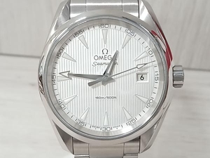 【アクアテラ】OMEGA／SeaMaster／アクアテラ 150M ／231.10／シーマスター／銀文字盤／オメガ／ステンレススティール／時計